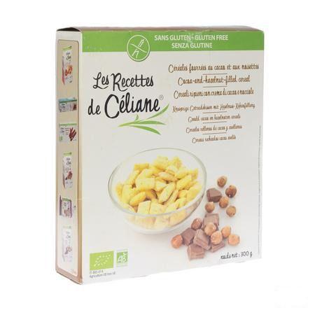 Celiane Gevul. Gran. Cacao-hazeln. S/glut Bio 300 gr  -  Revogan