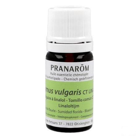 Tijm Vulg. Linalol Essentiele Olie 5 ml  -  Pranarom