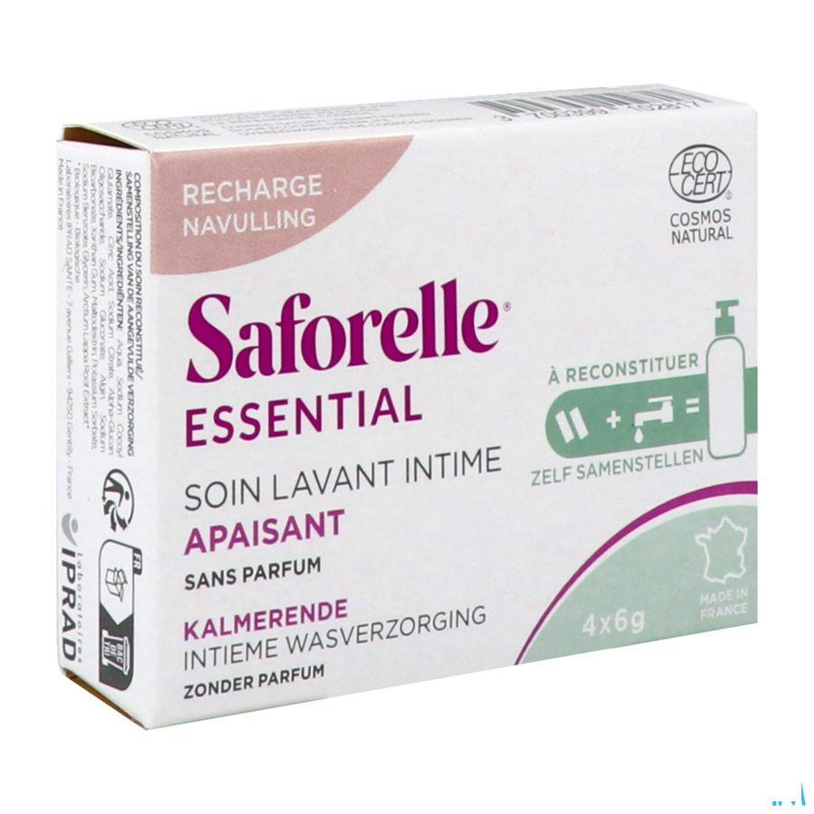Saforelle Essent. Soin Lav.Int.Apais. Pdr Rech.4 x 6G