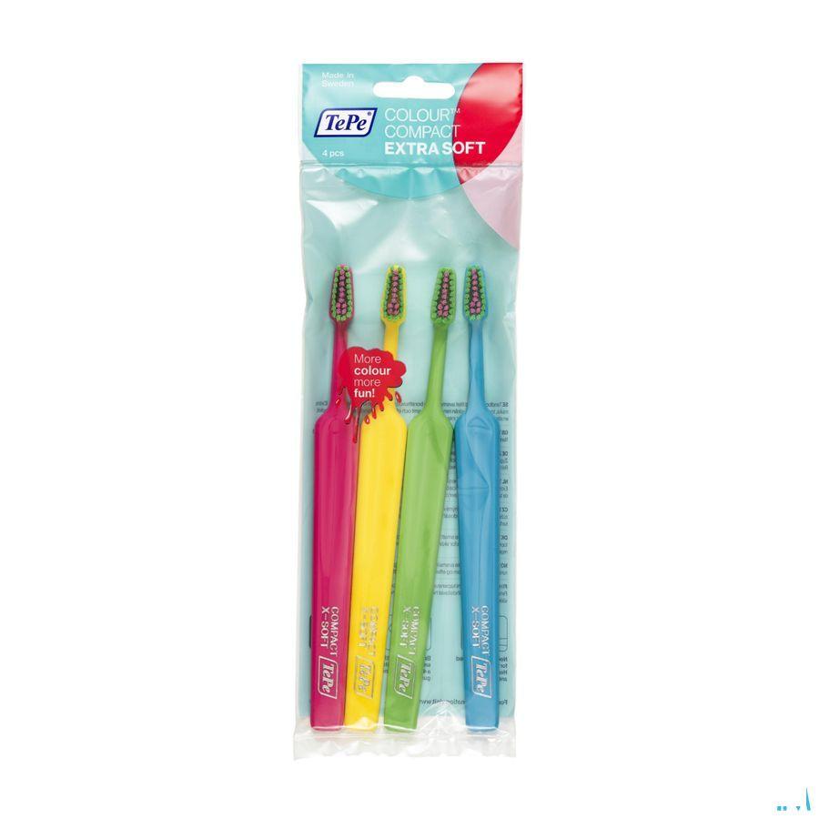 Tepe Colour Compact Brosse Dents X-souple 4