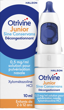 Otrivine Junior Neusverstopping 0,5mg/ml Spray 10 ml