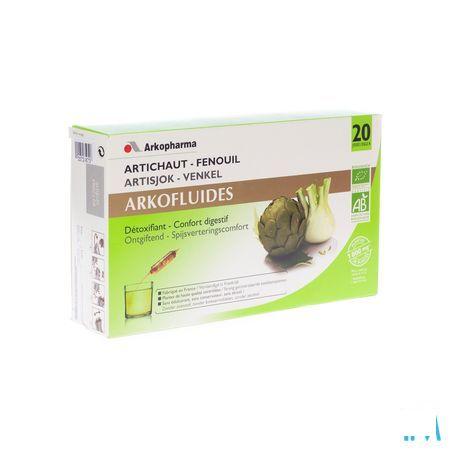 Arkofluide Artichaut Ampoule 20x15 ml  -  Arkopharma