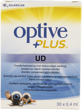 Optive Plus Oplossing Ster Flacon 30x0,4 ml Ud