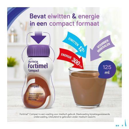 Fortimel Compact Chocolade 4x125 ml  -  Nutricia