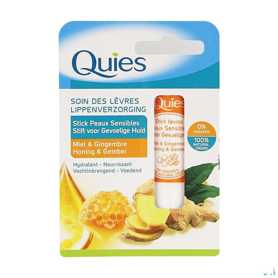 Quies Stick Levres Peau Sensible Miel&gingembre  -  Quies