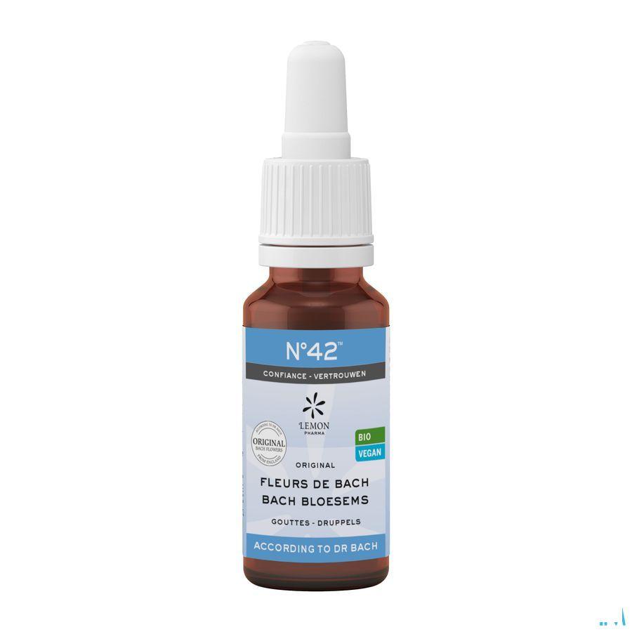 Bachbloesem Bio Nr 42 Druppels Zelfvertrouwen 20 ml  -  Eureka Pharma