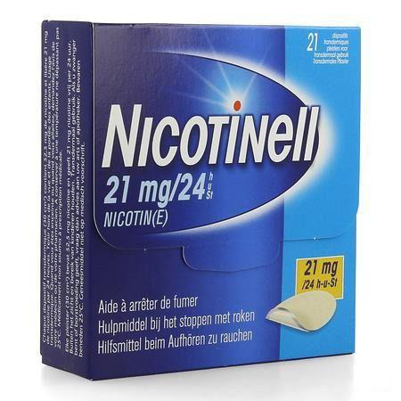 Nicotinell 21 mg/24U Pleister Transdermaal 21