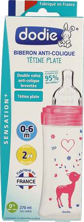Dodie Biberon Sensation + Fush Fille 270 ml