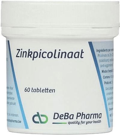 Zn Picolinat Tabletten 60x225 mg  -  Deba Pharma