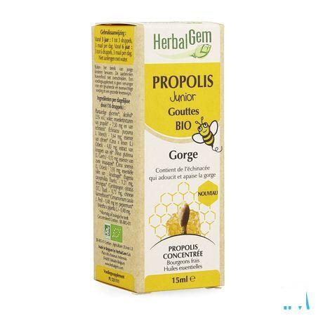 Herbalgem Propolis Junior Bio Fl Gutt 15 ml  -  Herbalgem