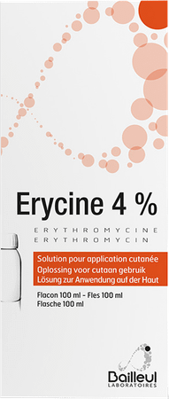 Erycine 4 % Oplossing Application Cutanee 100 ml