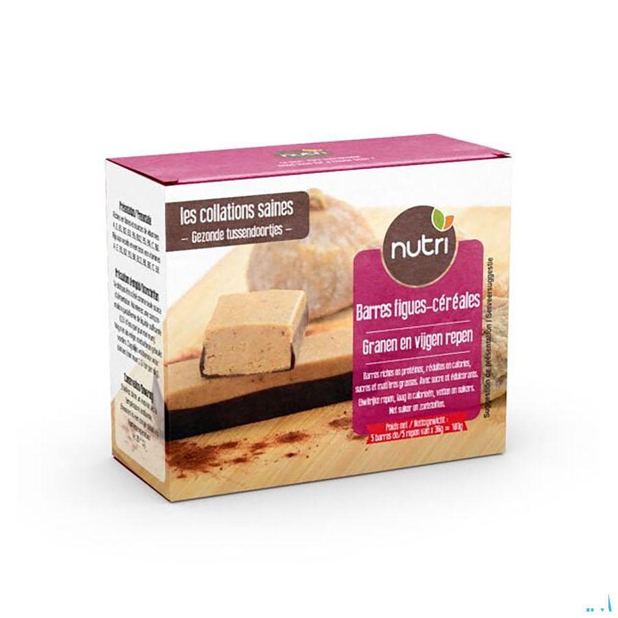 Nutripharm Reep Granen En Vijgen 5x36g