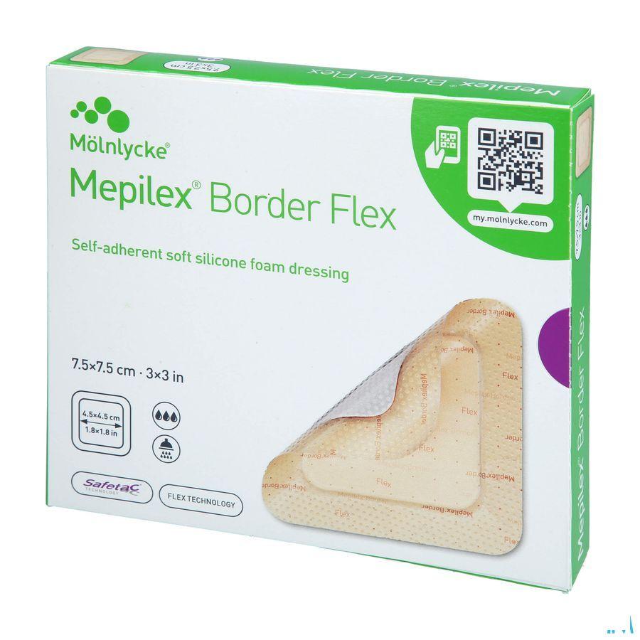 Mepilex Border Flex Verband 7,5x7,5cm 5 595200  -  Molnlycke Healthcare