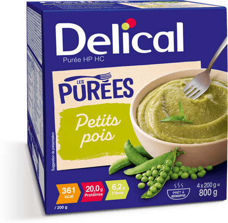 Delical Puree Erwt Hphc 4 x 200 gr