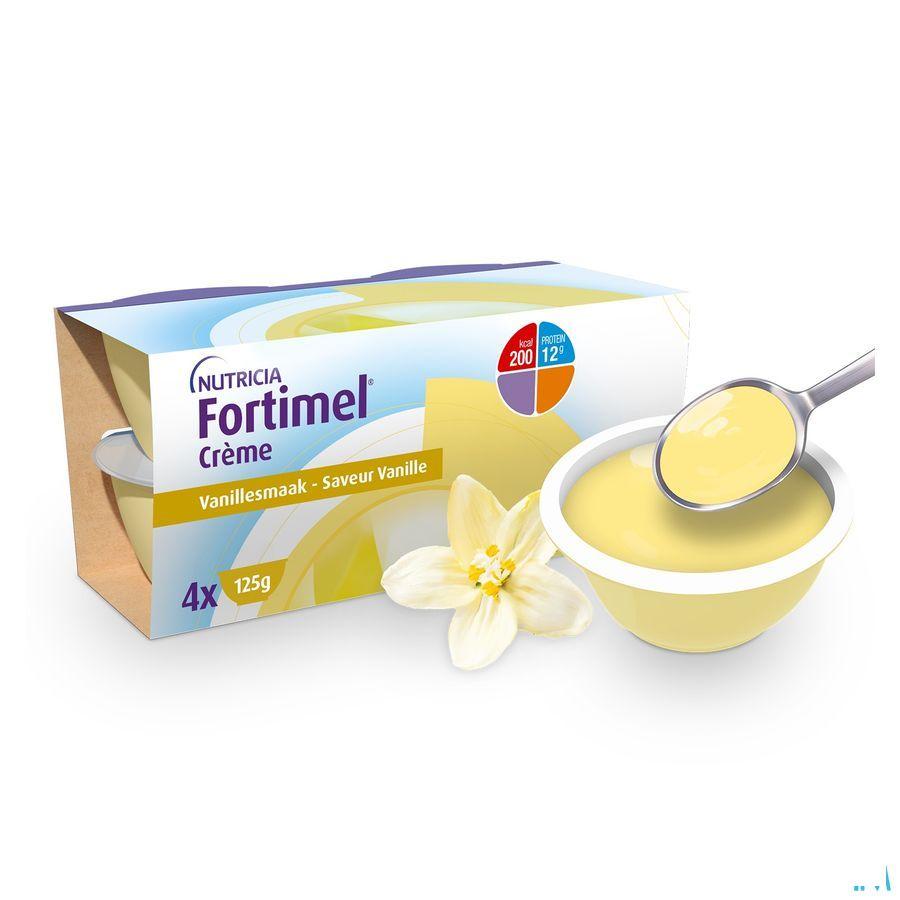 Fortimel Creme Vanille 4X125 g  -  Nutricia