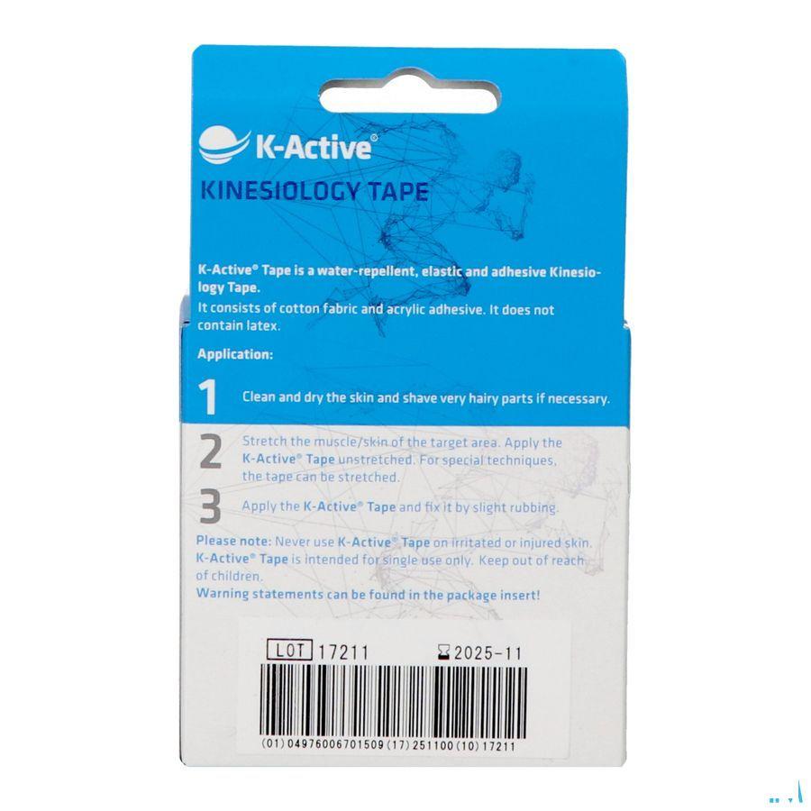 K-active Tape Rose - 5cm X 5m : La Bande De Kinesiologie Originale Produite Par Nitto Denko  -  Naqi