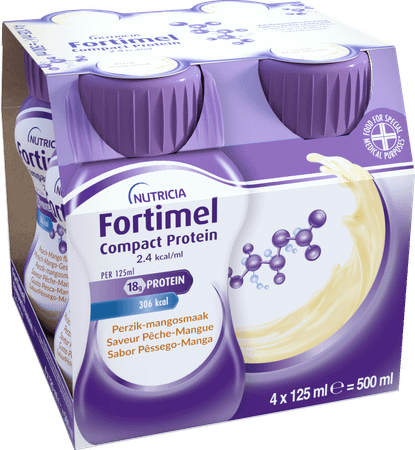 Fortimel Compact Protein 2.4Kcal Perz & Mang 4X125ml