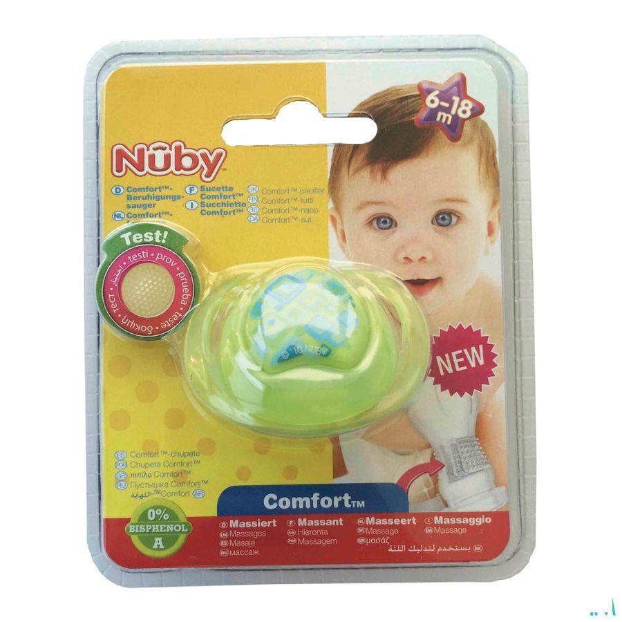 Nuby Prismac Orthodontische Fopspeen - 6-18m  -  New Valmar