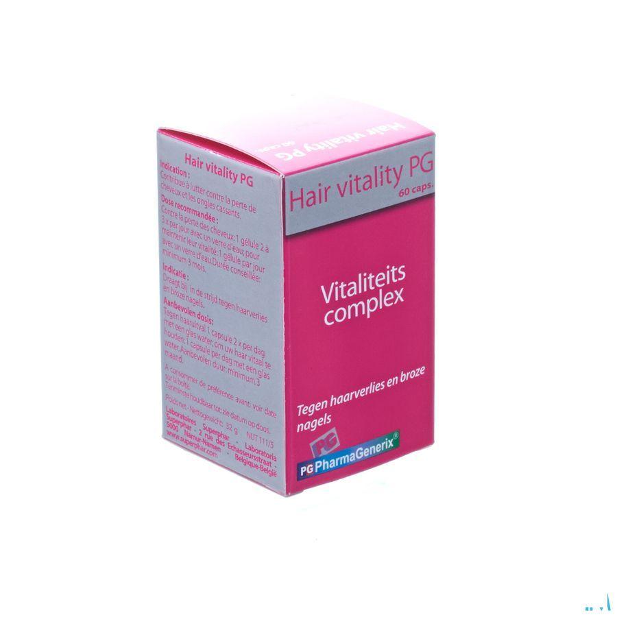 Hair Vitality Pg Pharmagenerix Capsule 60  -  Superphar
