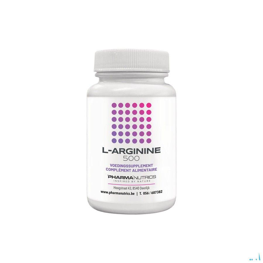 L Arginine 500 Capsule 60 Pharmanutrics  -  Pharmanutrics