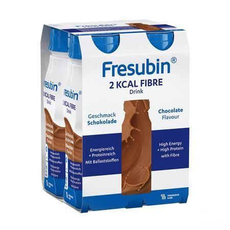 Fresubin 2 Kcal Fibre Drink 200 ml Chocolat/chocolade  -  Fresenius