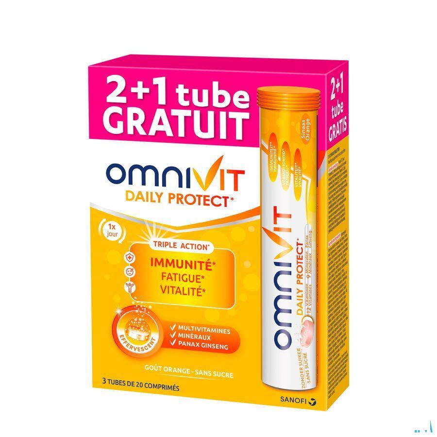 Omnivit Daily Protect Tripack Bruistabl 3X20  -  Sanofi