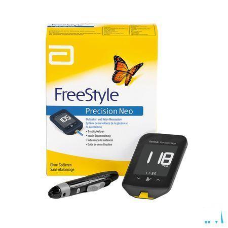 Freestyle Precision Neo Glucometer + 10 Teststrips  -  Abbott