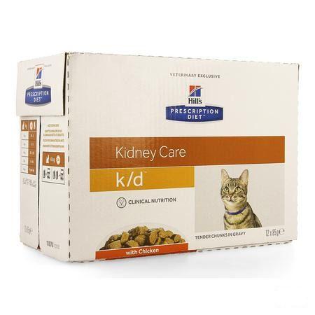 Hills Prescription diet Feline Kd Repas Sachet 12x85 gr 