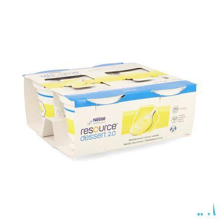 Resource Dessert 2.0 Vanille 4x125 G  -  Nestle