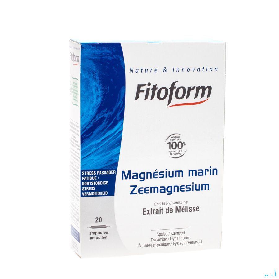 Magnesium Marin Ampoule 20x10 ml Fitoform  -  Bioholistic Diffusion