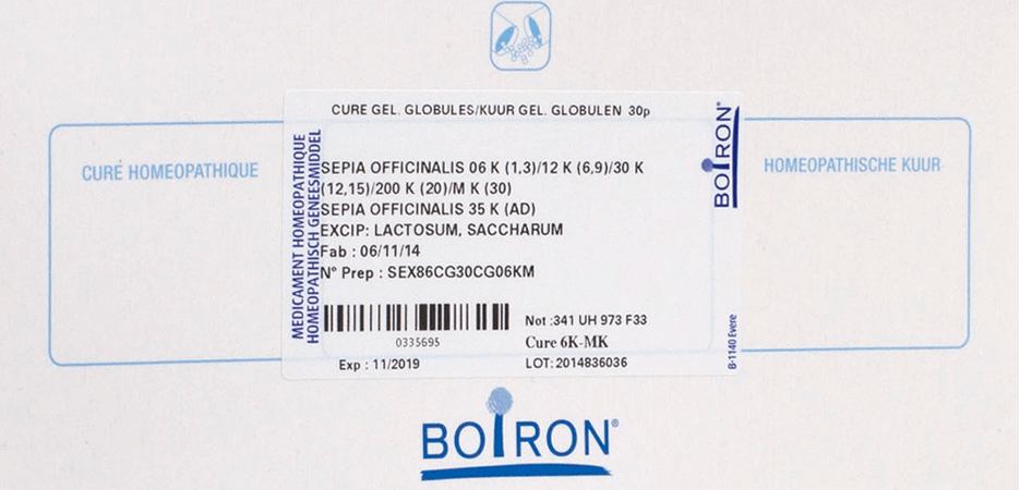 Sepia Officinalis Cure 6k-MK  -  Boiron