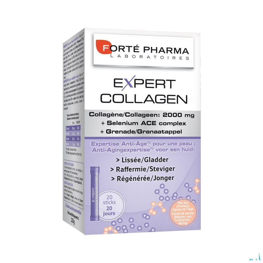 Expert Collagen Poeder Sticks 20  -  Forte Pharma