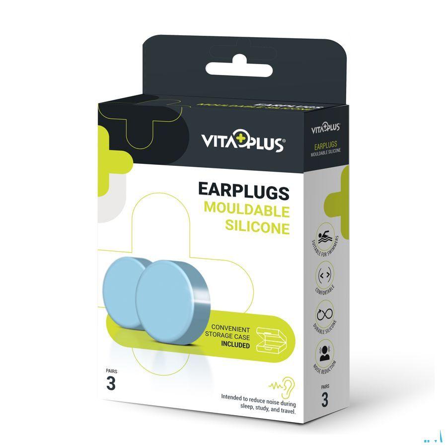 Pharmex Bouchons Oreille Sil Modul.Nat.Vitaplus3X2