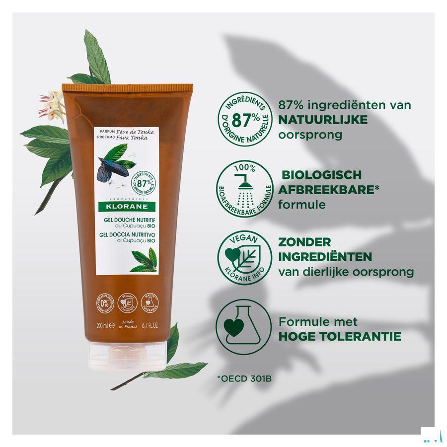 Klorane Lichaam Douchegel Tonkaboon 200 ml