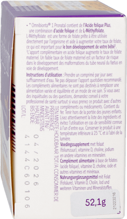 Omnibionta Pronatal 1Desir Debut Gross 8Sem Comp56