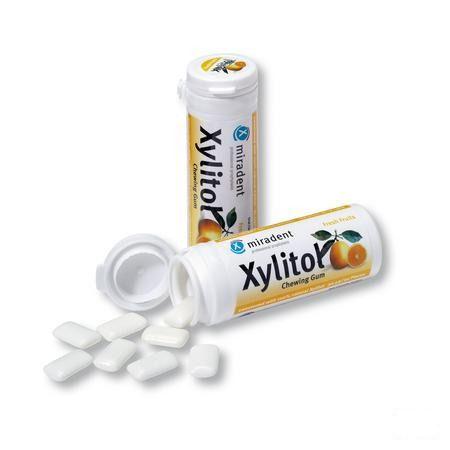 Miradent Kauwgom Xylitol Fruit Zs 30  -  Eureka Pharma