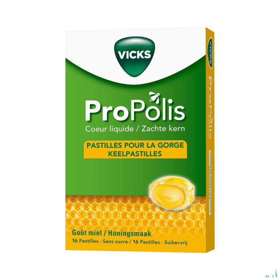 Vicks Propolis Coeur Liquide Zuigtabl 16