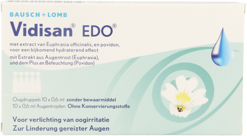 Vidisan Edo Gouttes Oculaires 10 Ud