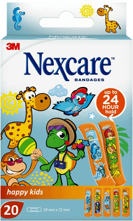 Nexcare 3M Happy Kids Strips 20 N0920Nlw  -  3M