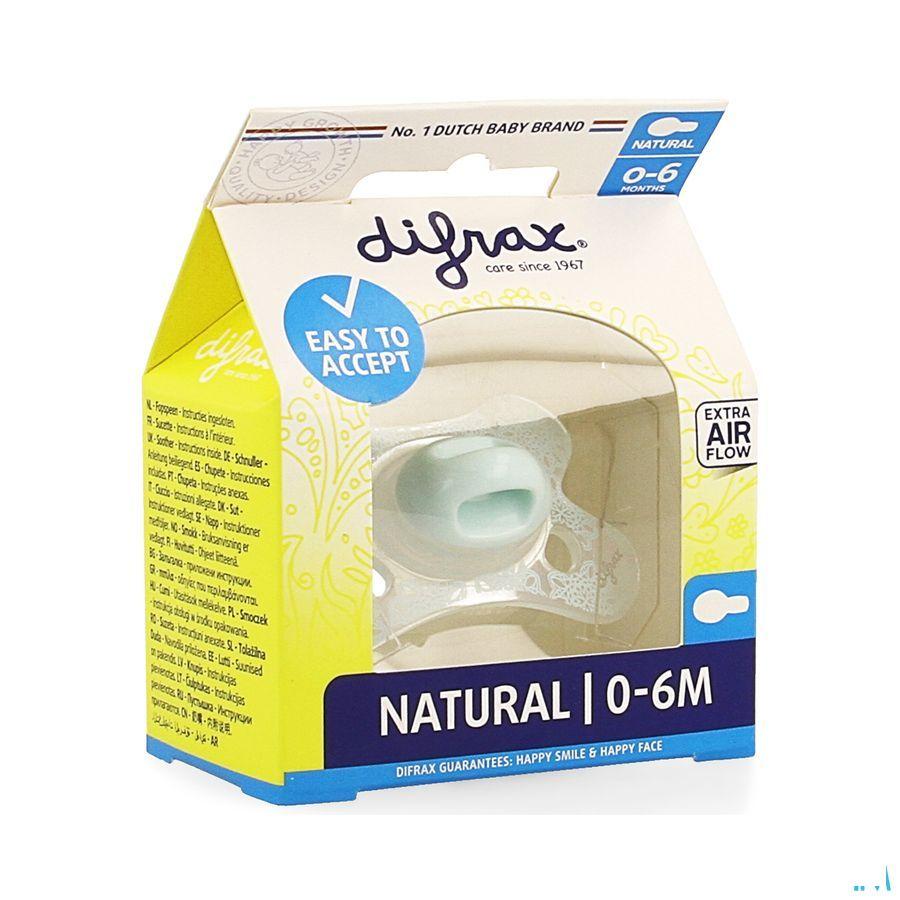 Difrax Fopspeen Natural 0-6 M  -  Difrax
