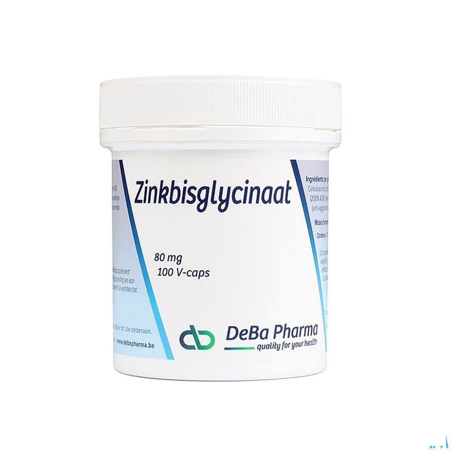 Bisglycinate Zinc 80Mg V-Caps 100 Deba