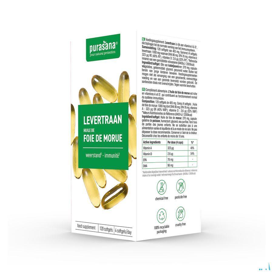 Purasana Huile Foie De Morue Capsule 120