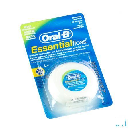 Oral-B Floss Esssential Floss Mint Waxed 50m