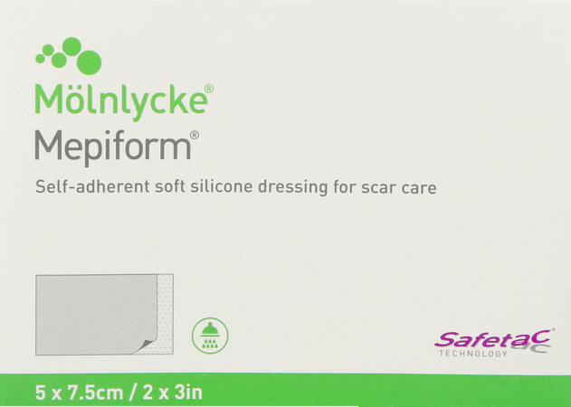 Mepiform Verband Adhesive Litteken Ster 5x 7,5cm 5 293200  -  Molnlycke Healthcare