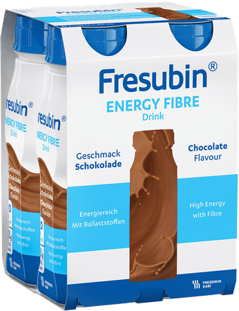 Fresubin Energy Fibre Drink Chocolat Flacon 4x200 ml  -  Fresenius