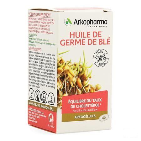 Arkogelules Huile Germes De Ble 60  -  Arkopharma