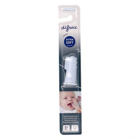 Difrax Tandenborstel Vingertop Silicone Ass  -  Difrax