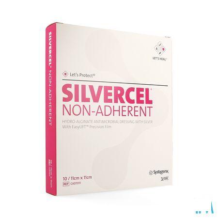 Silvercel Na Hydroalginaat Verband 11X11cm 10 Cad7011
