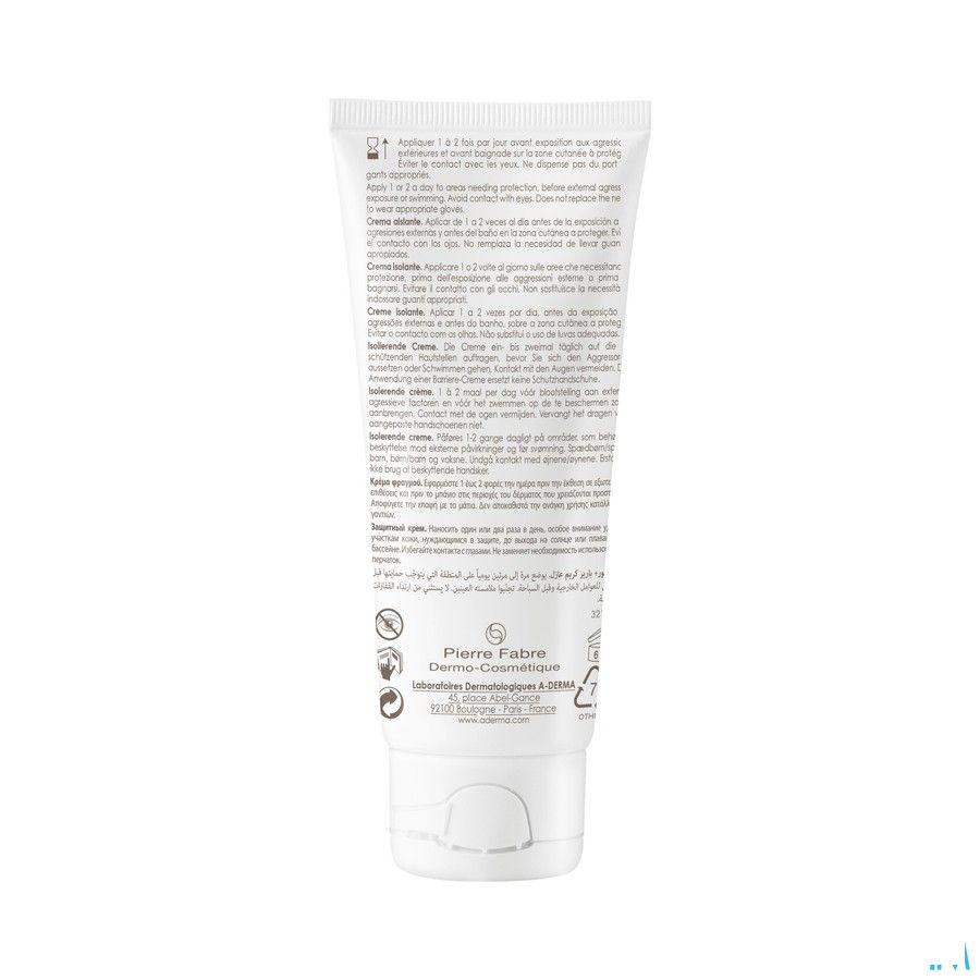 Aderma Dermalibour + Barrier Creme Isolerend 100 ml  -  Aderma