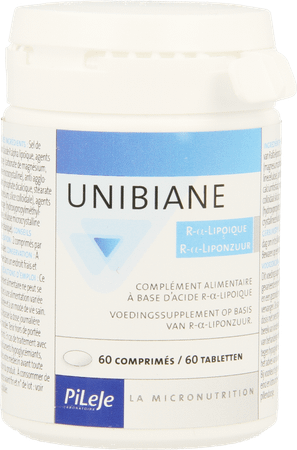 Unibiane Alfa Liponzuur R Tabletten 60  -  Pileje